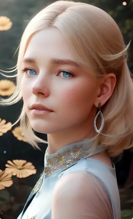 AI-generated influencer-style avatar